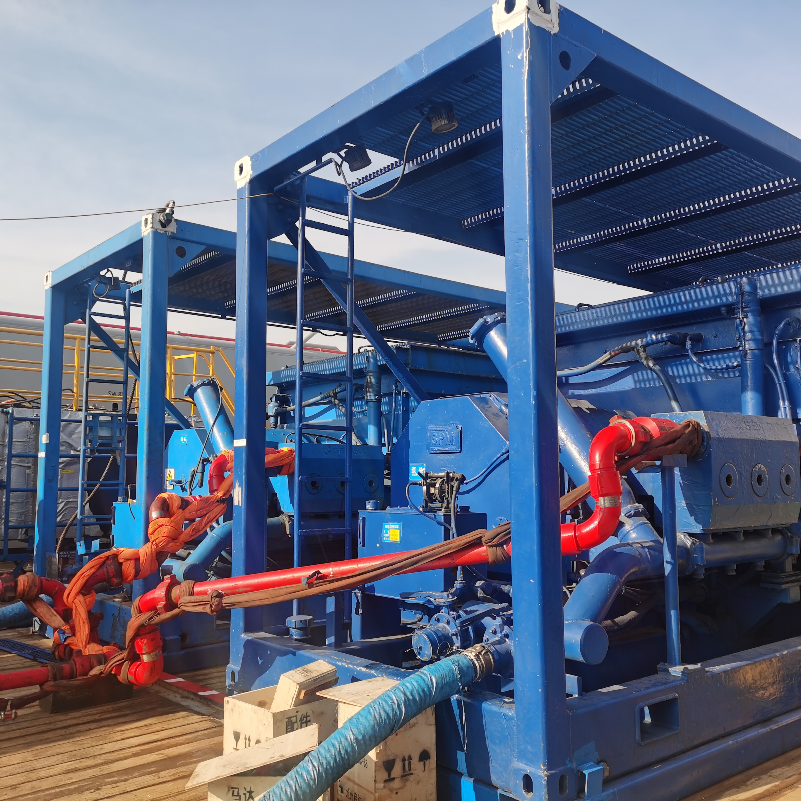 中海油美雙S壓裂撬風扇馬達